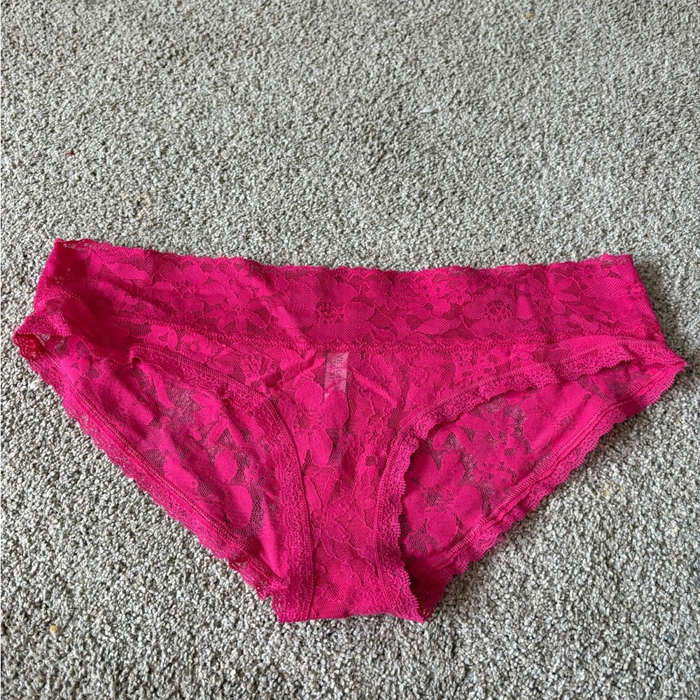 Victoria's Secret Fuchsia Lace Lingerie